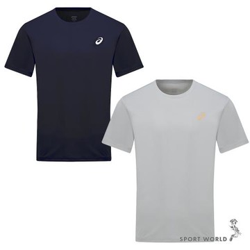 Asics 亞瑟士 短袖上衣 男裝 涼感 排汗 藍/灰【運動世界】2031F499-400/2031F499-020