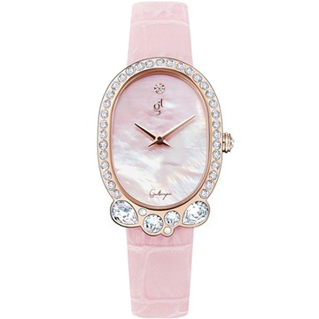 Galtiscopio迦堤 MIROIR MGAIC 魔鏡系列 閃耀水晶錶 新年開運 送禮推薦-36x25mm MMRGS001PLS