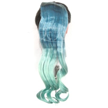 嘉奈兒 YL-P005 雙色拉繩馬尾 (3_藍+綠) [41054] ::WOMAN HOUSE:: 新娘秘書/整體造型