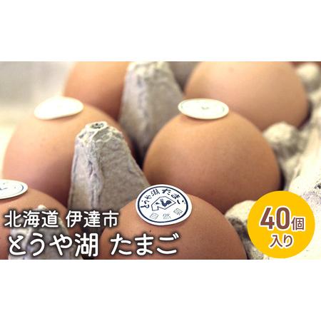 ふるさと納税 北海道 伊達市 とうや 卵  40個 入り たまご 北海道伊達市