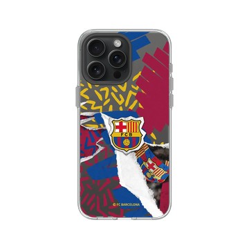 iPhone 15 Pro Max Clear 透明 - FC Barcelona - Creative Collage