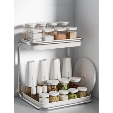 廚房多功能置物架臺面油鹽醬醋調料品多層收納整理省空間利用神器