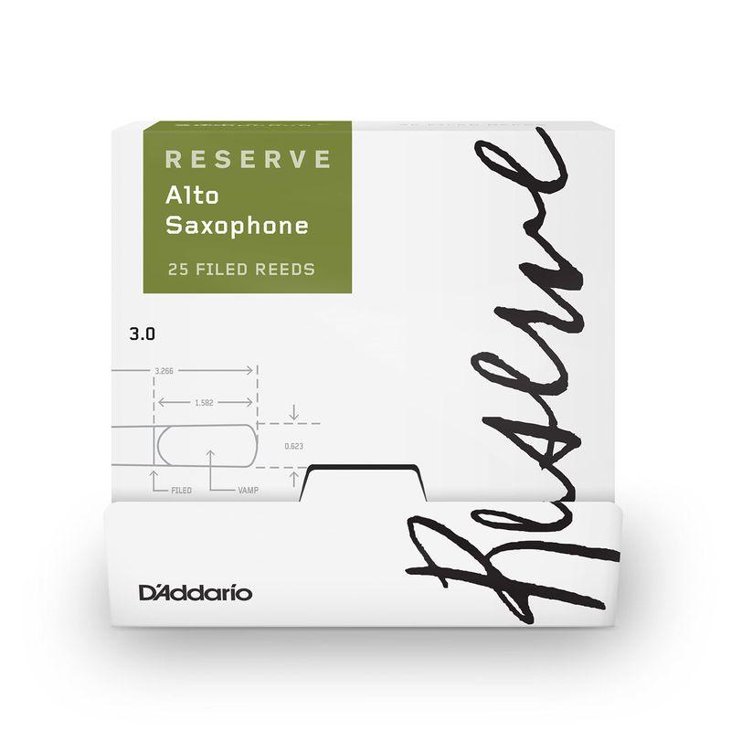 楽器用リード D'Addario WoodWinds ダダリオ リード アルトサックス用 RESERVE DJR0130-B25 硬さ:3.0 25枚入り