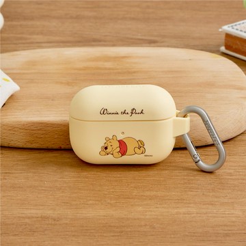 【TOYSELECT】Disney經典-小熊維尼款托腮強悍防摔AirPods保護套