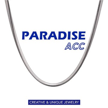 PARADISE 寬 蛇骨項鍊 手鏈 不過敏不掉色 鈦鋼 醫療鋼 316L