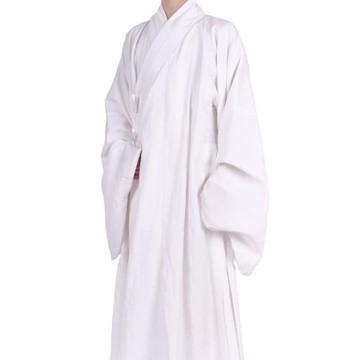 (免運)惜物國風明制漢服交領打褶內搭男女同款圓領袍道袍打底中國風長衫