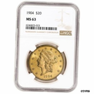 品質保証書付】 アンティークコイン NGC PCGS 1904 US Gold $20