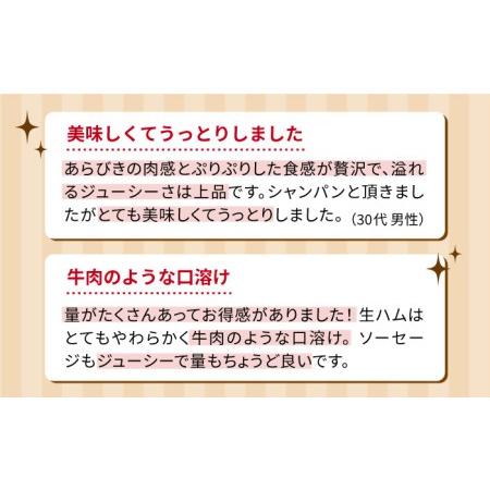 ふるさと納税 生ウインナー 5種 30本 ＋ 生ハム 50g 詰め合わせ セット 糸島   糸島手造りハム [AAC004] 贈答 ギフト BBQ 焼肉 お中元 お歳暮 人.. 福岡県糸島市