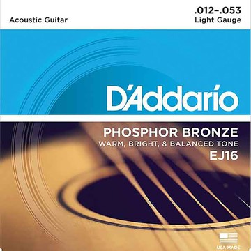 D’Addario EJ16 Phosphor 磷青銅 (12-53)