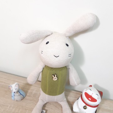 耍廢兔 / 玩偶 / 襪子娃娃 / 兔子 / 療癒