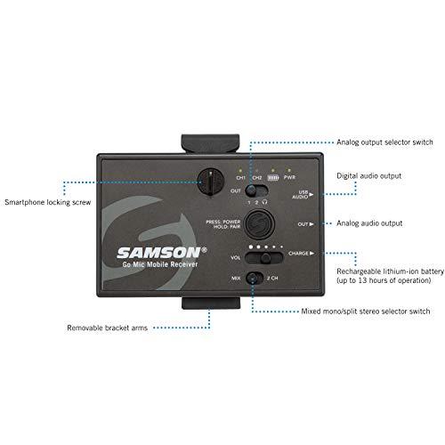 Samson Go Mic Mobile Professional携帯型ワイヤレスシステムfor Mobile Video