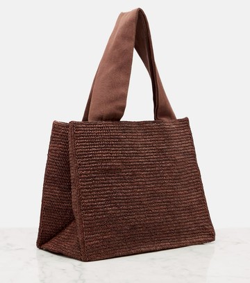 The Row Loretta raffia tote bag