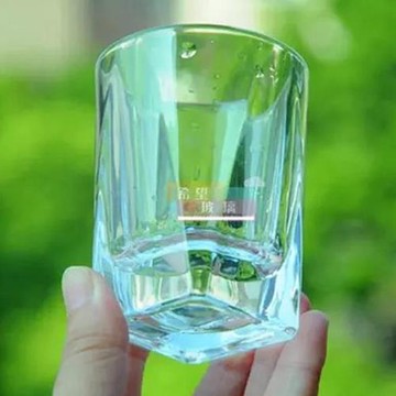 [協貿國際]   加厚玻璃杯透明水杯子威士忌杯  5入