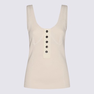 Bottega Veneta Beige Cotton Top