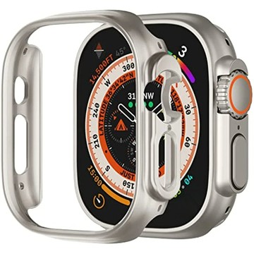 適用於 Apple Watch Ultra 3 2 49 毫米配件的啞光硬質 PC 防震邊緣保護套