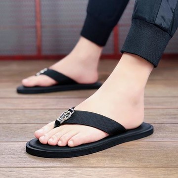 人字拖男夏季涼拖鞋男士夾腳沙灘軟底潮流休閑防滑個性時尚室外穿