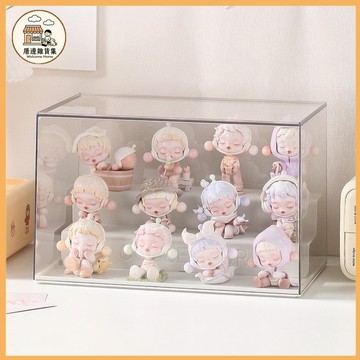 POP MART 泡泡馬特展示盒 壓克力展示盒 盲盒收納 壓克力展示架 手辦收納盒 防塵透明收納盒 手辦展示盒