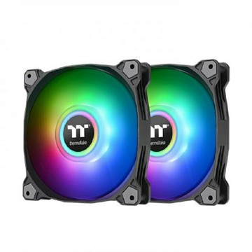 【獨家！另享10%回饋】曜越 Pure Duo 12 ARGB 水冷排主板連動風扇/雙顆/黑CL-F115-PL12SW-A/白CL-F097-PL12SW-A