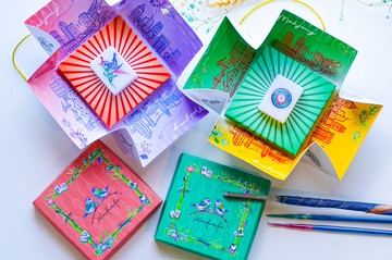 香港特色手雕麻雀禮盒