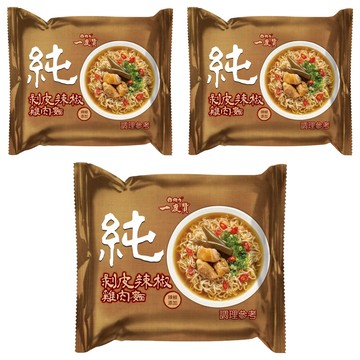 維力 一度贊 剝皮辣椒雞麵 185g  3包
