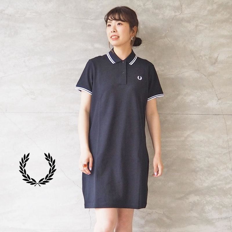 フレッドペリー ワンピース レディース FRED PERRY TWIN TIPPED