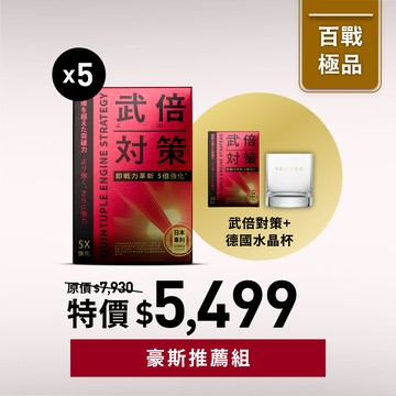 【豪斯推薦】武倍對策5入贈1入+德國蔡司品牌水晶杯1入
