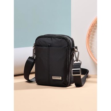 運動斜挎包女2025新款牛津布女包單肩小包包休閑帆布包腰包手機包