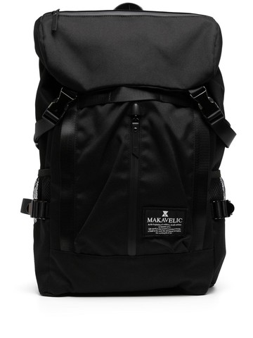 Makavelic - logo-patch backpack - men - Polyester - One Size - Black