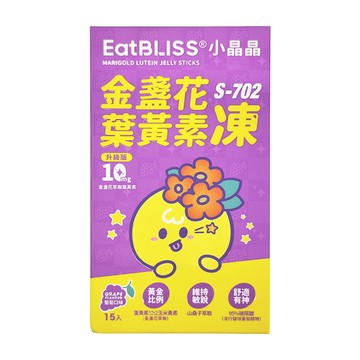 Eat BLISS 益比喜 小晶晶金盞花葉黃素凍升級版 15條  15包  10g  1盒