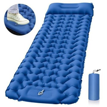 Camping Sleeping Pad Inflatable Sleeping Mat腳踩充氣睡墊