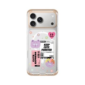 iPhone 17 Pro Max ClearX (MagSafe 兼容) 暖透橘 - 煎妮花 JENNYHUA - 煎妮花可愛快遞