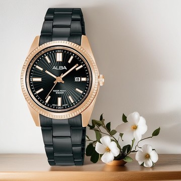 ALBA 雅柏 時尚大三針女錶 雙12購物節 送禮首選-30mm (AH7CW4X1/VJ22-X409SD)