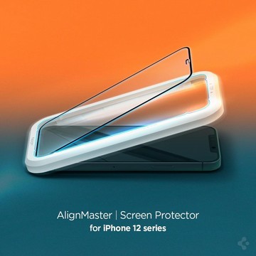 【Spigen 兩入裝】 iPhone 12 Pro Max miniAlign Master 玻璃保護貼 SGP