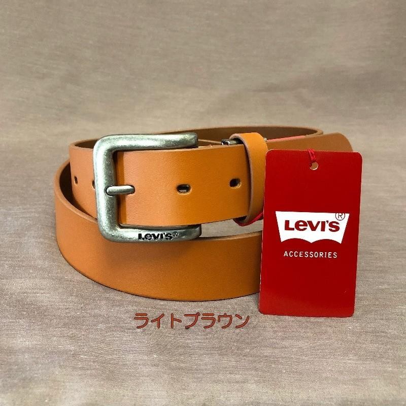 ベルト LEVI'S 本革 リーバイス 牛革 メンズベルト 35mm 6020 ライト