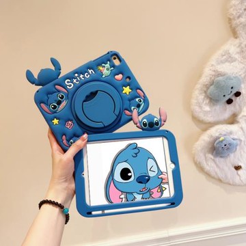 卡通360旋轉iPad Air4保護套mini6平板殼pro11帶筆槽iPad10第十代9適用蘋果air5硅膠2迷你3防摔7新款2018版7