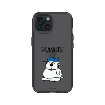iPhone 15 Clear 酷墨灰 - 史努比 Snoopy - 經典 - Olaf歐拉夫
