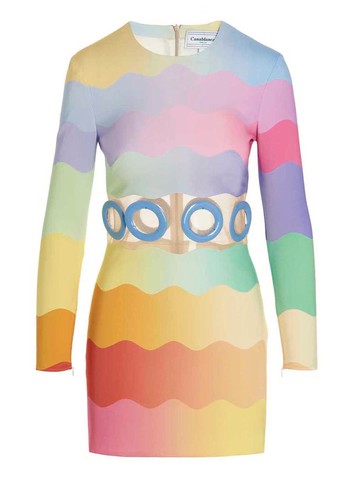 Casablanca - 'Rainbow' Abiti Multicolor