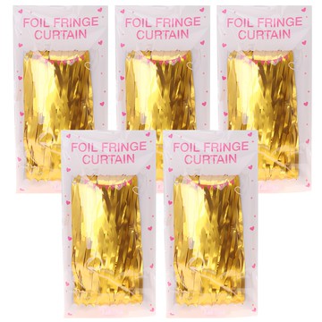 LivingDA 派對雨絲簾 5入  5包  金屬金