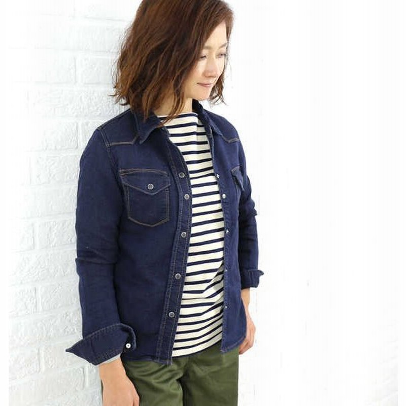 Itk Yanuk ヤヌーク Denit ニットデニム デニムシャツ ウエスタンシャツ 通販 Lineポイント最大0 5 Get Lineショッピング