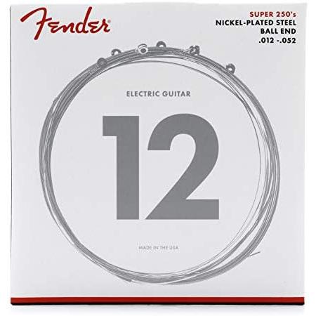 フェンダーエレキギター弦 Super 250 Guitar Strings, Nickel Plated Steel, Ball End, 250M