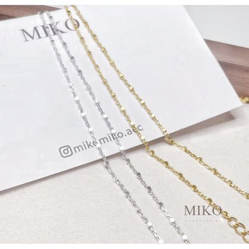 MIKO 現貨｜925純銀 小方塊項鍊 女生純銀飾品 簡約銀項鍊 生日禮物 閨蜜首選N0022