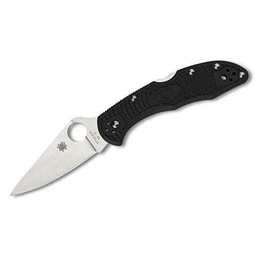 スパイダルコ(Spyderco) デリカ4 VG-10 フルフラットブレード ブラック 直刃 C11FPBK