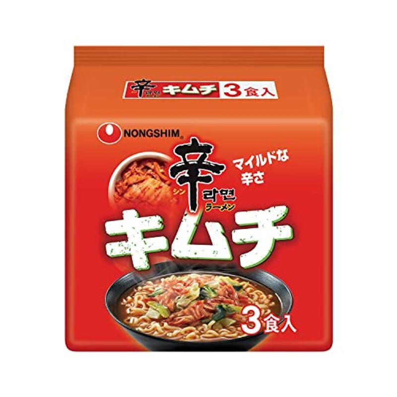 農心ジャパン 辛ラーメン キムチ 袋 (120g×3P)×12袋