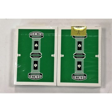【USPCC撲克】Gemini Casino Emerald Green 撲克- S103049720