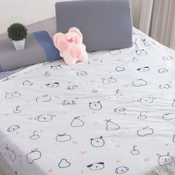 LOHAS 樂活家居 冰絲科技涼感被  200 x 150cm  果趣小兔