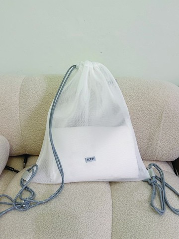 Cushion mesh multi bag_White