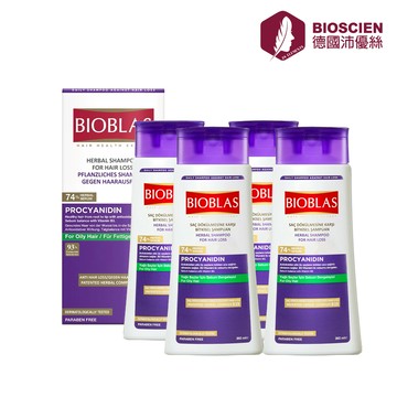 【德國沛優絲】控油柔絲洗髮露(360ml*4入)