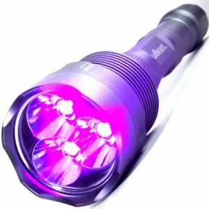 uvBeast New V3 385-395nm Black Light UV Flashlight HIGH Power Upgraded Triple Broad Band LEDs Best for ProfessionalCommerc