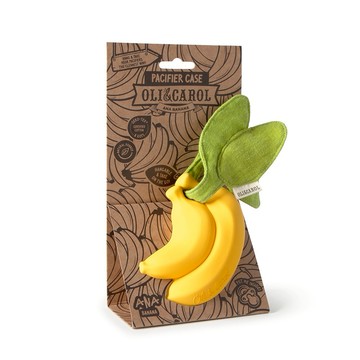 【OLI&CAROL】安撫奶嘴收納袋-香蕉✨送禮首選✨新生禮✨彌月禮✨育兒好物