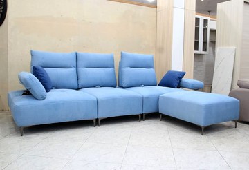 【歐風別館】夏沐L型貓抓布功能沙發【沙發床】【基隆至台中免運費】